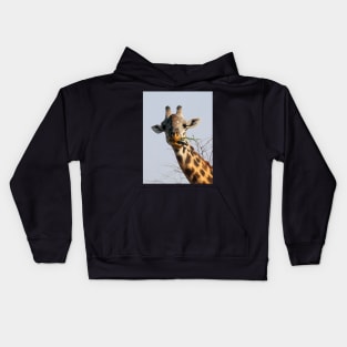 Maasai or Masai, Giraffe, Serengeti, Tanzania Kids Hoodie